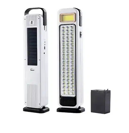 Επαναφορτιζόμενο Ηλιακό Φωτιστικό 47LED Εκτάκτου Ανάγκης με Ενσωματωμένο Panel 