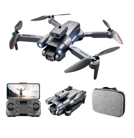 Φορητό Αναδιπλούμενο Drone 5G με 4K Κάμερα, LED και Έξυπνες Λειτουργίες – Ασημί