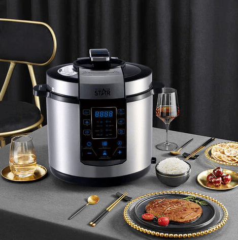 Πολυμάγειρας Χωρητικότητας 6lt - 1000W με Οθόνη LCD & Αποσπώμενο Δοχείο