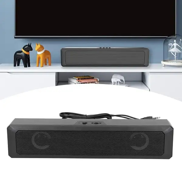 Ασύρματο Ηχείο Bluetooth Soundbar με RGB Φωτισμό για Υπολογιστές & Τηλεοράσεις