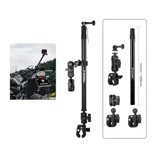 Βραχίονας Eπέκτασης Mοτοσυκλέτας για Kάμερα GoPro - Motowolf