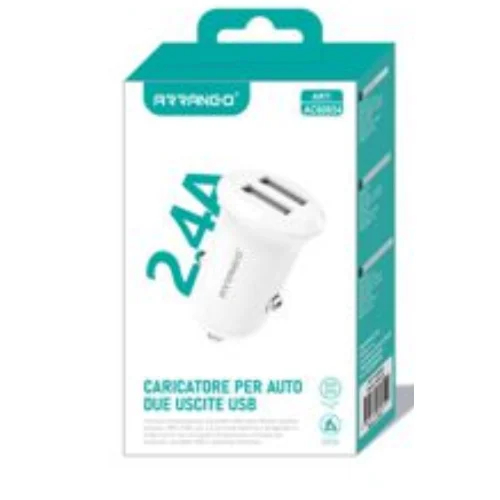 Φορτιστής Αυτοκινήτου με 2 Θύρες USB 2.4A - Arrango
