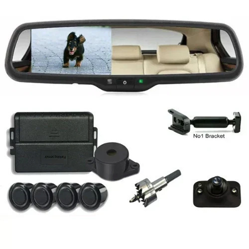 Σετ Καθρέπτης με Κάμερα DVR Αυτοκινήτου με Οθόνη TFT 4.3 inch & Κάμερα Οπισθοπορείας