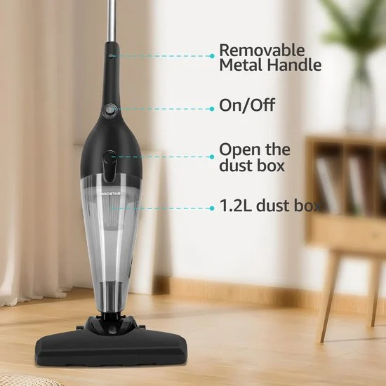 Ηλεκτρική Σκούπα Stick 4 σε 1 Cyclone 600W Χωρητικότητας 1,2L - Aigostar