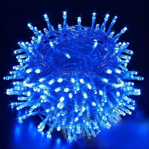 Χριστουγεννιάτικα Λαμπάκια 1000 LED - 50m Λευκού Μπλε Φωτισμού για Σπίτι και Κήπο