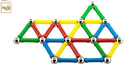 Σετ 103pcs Μαγνητικοί Ράβδοι & Μπίλιες Κατασκευών – Παιδικό Παιχνίδι Magnastix