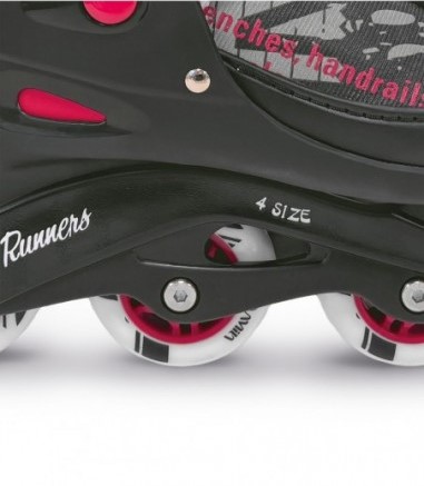 Ρυθμιζόμενα Πατίνια InlineSkate με Τροχούς PU & Ρουλεμάν ABEC-5 για Άνετη και Σταθερή Κύλιση - AMILA