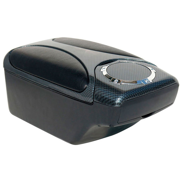 Τεμπέλης Αυτοκινήτου Universal Carbon με Αποθηκευτικό Χώρο – Μαύρο