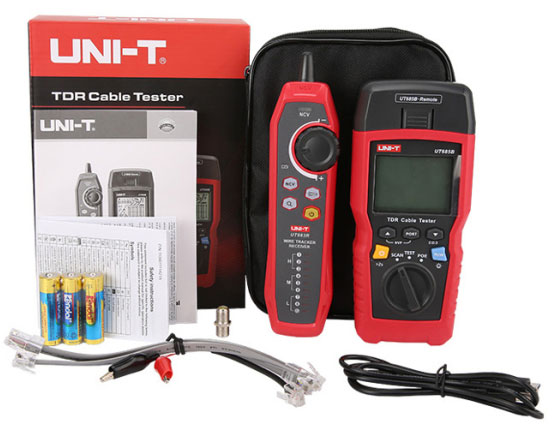 Tester Καλωδίων Δικτύου TDR & PoE UNI-T UT685B KIT – RJ45 / RJ11 / Coaxial