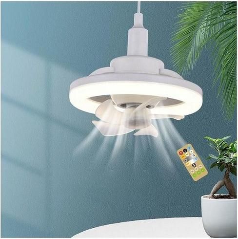 Φωτιστικό LED Οροφής Rixme 60W με Ανεμιστήρα 360° και Τηλεχειριστήριο