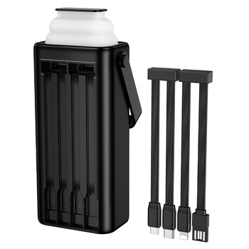 Power Bank 30000mAh Borofone – Ενσωματωμένα Καλώδια, Fast Charge 22.5W και PD 20W