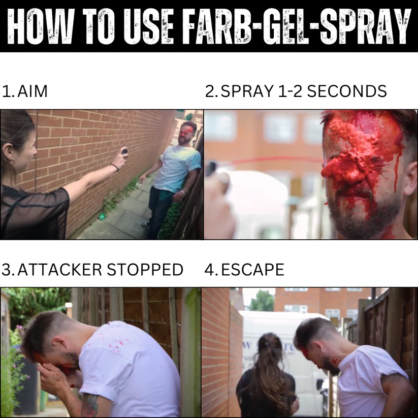 Νόμιμο Σπρέυ Αυτοάμυνας - FarbGel Self Defense Spray