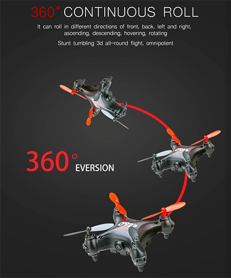 Mini Τηλεκατευθυνόμενο Ελικόπτερο Quadcopter Drone με Κάμερα & Χειριστήριο Pocket CF 922