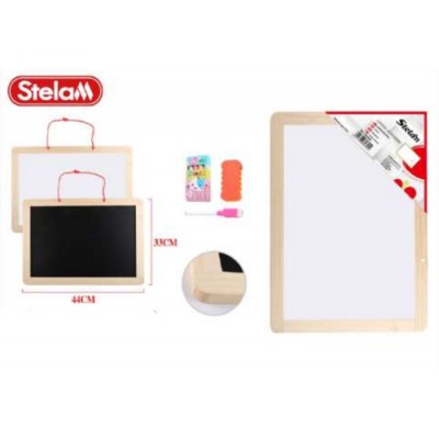 Παιδικός Μαγνητικός Πίνακας Ζωγραφικής Διπλής Όψης 33x44εκ Double Side Magnetic Board 