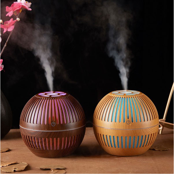 Υγραντήρας Υπερήχων & Αρωματοθεραπείας με LED Φωτισμό και Διακόπτη Αφής - Ultrasonic Aroma Diffuser Humidifier σε Διάφορα Χρώματα