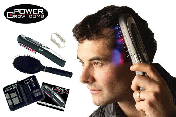 Χτένα κατά της Φαλάκρας & της Τριχόπτωσης με Laser και Δόνηση - Power Grow Comb