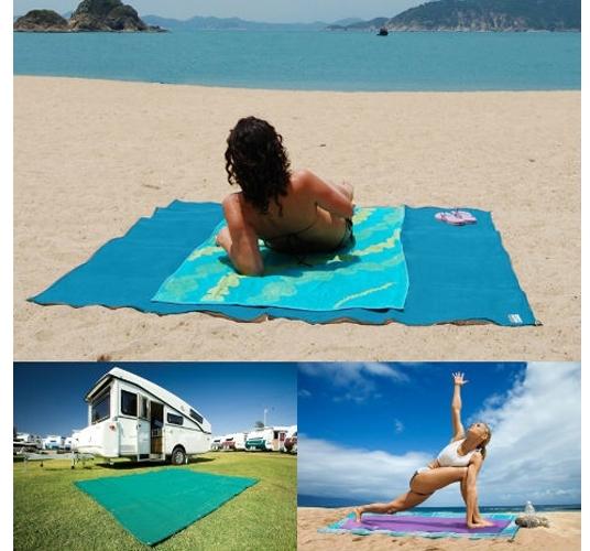 Sand Free Mat Έξυπνο Χαλάκι - Ψάθα Παραλίας Που Δεν Κρατάει Την Άμμο