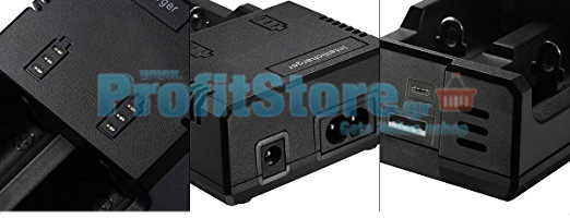 Φορτιστής Μπαταριών Li-Ion 26650/18650 220V και USB - H&D Dual Smart Charger 