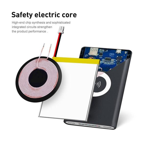 Ασύρματη Βάση Φόρτισης & Ασύρματο Power Bank 2 in 1 Quantum Pro Qi Wireless Charging 10.000mAh