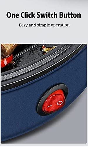 Ηλεκτρική Ψησταριά με Αντικολλητικές Πλάκες 600W Sokany Μπλε