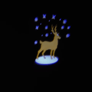 Αδιάβροχος Xmas Προτζέκτορας με 4 Animated Slides Ζωντανής Κίνησης - Νυχτερινός Διακοσμητικός Χριστουγεννιάτικος Φωτισμός - Προβολέας