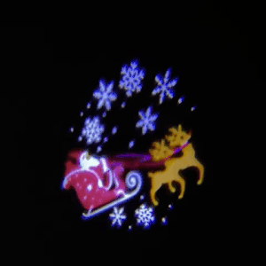 Αδιάβροχος Xmas Προτζέκτορας με 4 Animated Slides Ζωντανής Κίνησης - Νυχτερινός Διακοσμητικός Χριστουγεννιάτικος Φωτισμός - Προβολέας