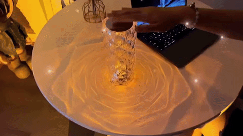 DiamondLit Φωτιστικό Αφής RGB LED με Τηλεχειριστήριο - Crystal Light όπως το είδατε στο Tik Tok