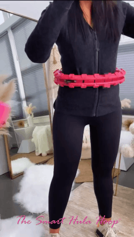 HULA HOOP Massager Κάψτε Κοιλιακό Λίπος - Όργανο Εκγύμνασης, Μασάζ και Αδυνατίσματος