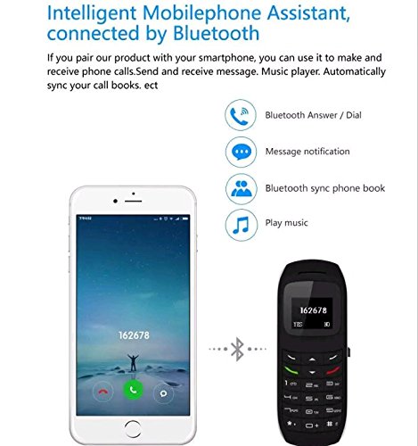 Ultra Mini Κινητό Τηλέφωνο SIM & Bluetooth Ακουστικό Handsfree με Αλλαγή της Φωνής - Mini CellPhone