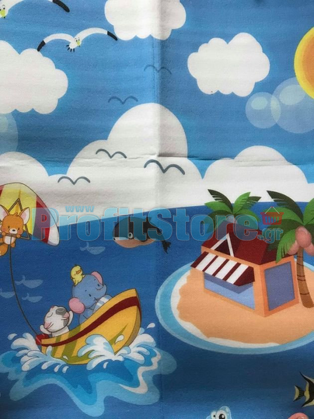 Παιδικό Μαλακό Ισοθερμικό Χαλάκι/Ταπέτο Δραστηριοτήτων Playmat 1,80x1,40μ Παραλία