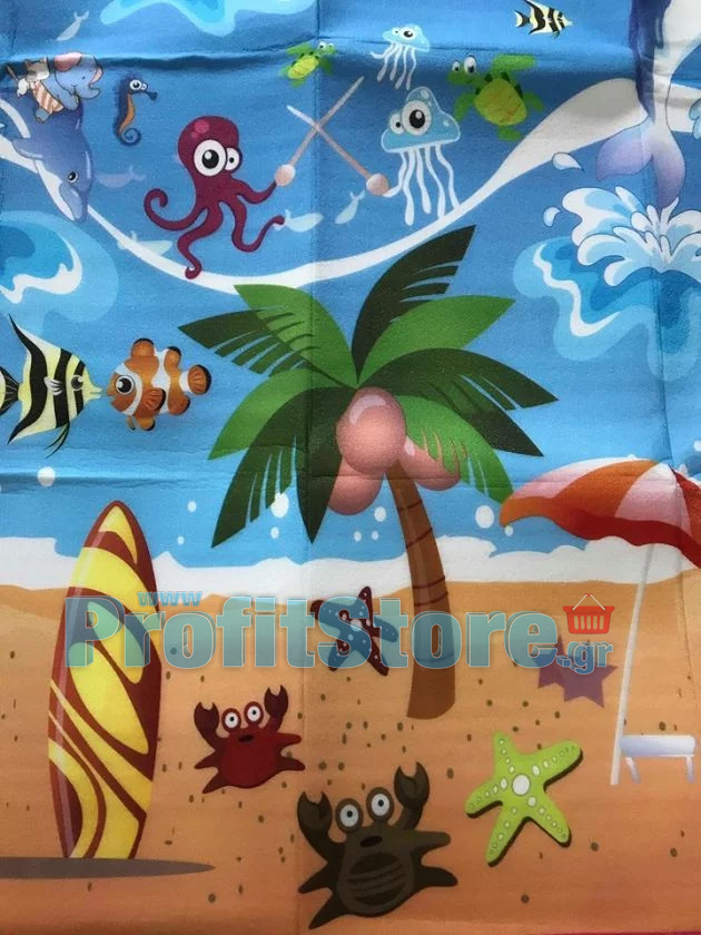 Παιδικό Μαλακό Ισοθερμικό Χαλάκι/Ταπέτο Δραστηριοτήτων Playmat 1,80x1,40μ Παραλία