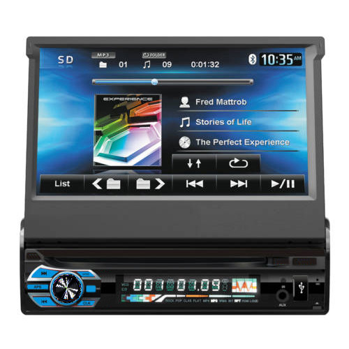 Multimedia DVD Οθόνη Αφής 1 DIN 7in Bluetooth Handfree Ηχοσύστημα Αυτοκινήτου MP4/MP3/USB/SD/AUX/MIC/TV με Τηλεχειριστήριο & Θύρα για Κάμερα Οπισθοπορείας