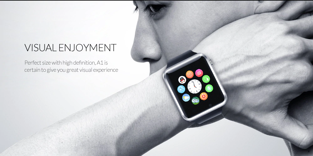 Smart Watch Αφής Κινητό Τηλέφωνο Bluetooth & Handsfree με Ελληνικό Μενού, Ίντερνετ, Κάμερα, Facebook, Twitter, Βηματομετρητή, Ποιότητα Ύπνου