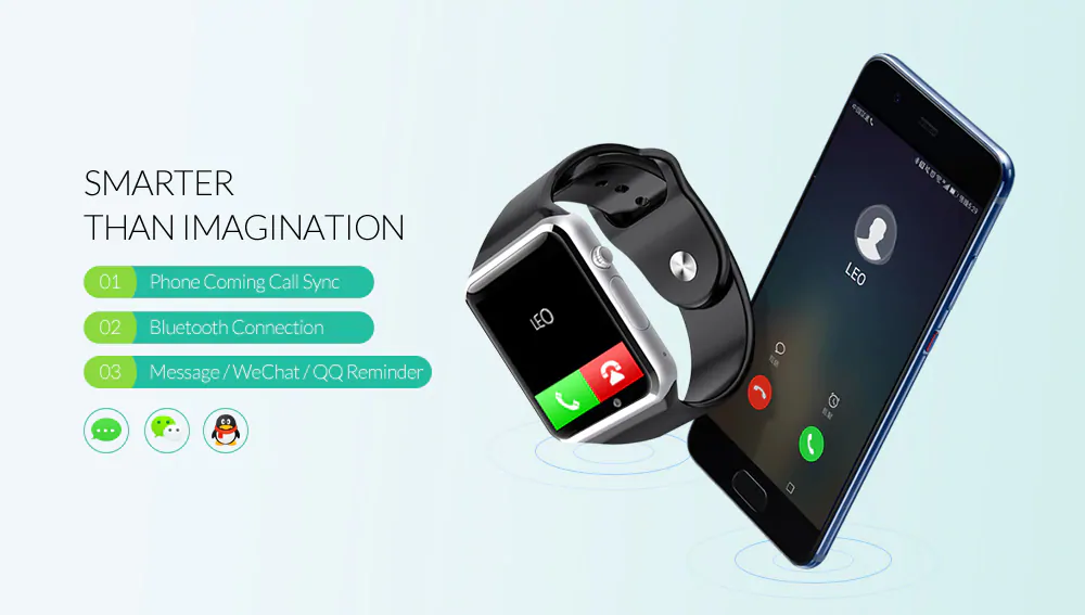 Smart Watch Αφής Κινητό Τηλέφωνο Bluetooth & Handsfree με Ελληνικό Μενού, Ίντερνετ, Κάμερα, Facebook, Twitter, Βηματομετρητή, Ποιότητα Ύπνου