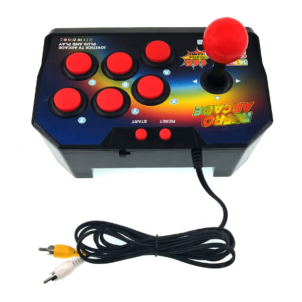 Παιχνιδομηχανή Joystick με 145 Παιχνίδια, Έξοδο AV για TV - Κονσόλα Arcade Entertainment System Games