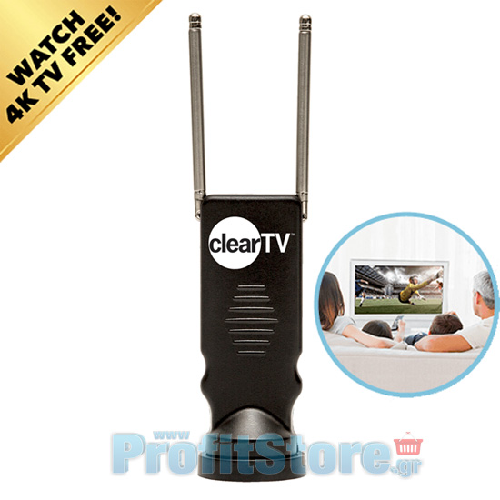 Ψηφιακή 4k Premium HD - HDTV Κεραία Τηλεόρασης Αυτοενισχυόμενη Υψηλής Απολαβής - TV HD Black Box VHF - UHF - FM