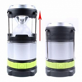 Επαναφορτιζόμενο Πτυσσόμενο Φανάρι & Φακός με Bluetooth Ηχείο - Sound Camping BT Lamp