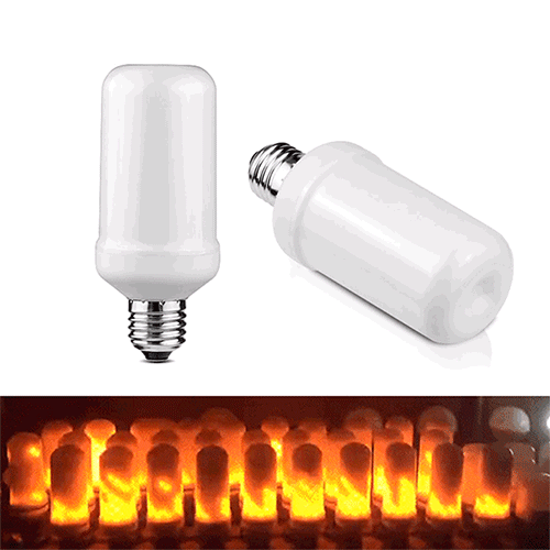 Μεγάλη Διακοσμητική Λάμπα με Εφέ Φλόγας - LED Flame Bulb Max 9W E27