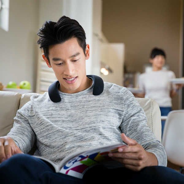 Ασύρματο Ηχείου Λαιμού Bluetooth με Μικρόφωνο, USB & AUX - Neck Speaker Surround Sound