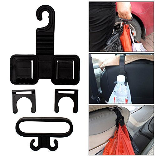  Γαντζάκια - Κρεμάστρες - Θήκες Καθίσματος από Σιλικόνη για τα Προσκέφαλα των Καθισμάτων - FLY Car Holder 