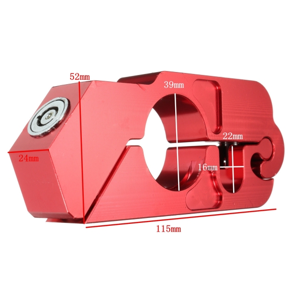 Κλειδαριά Λουκέτο Μανέτας/Φρένου Μηχανής - Μοτοσυκλέτας