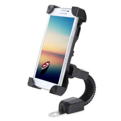 Περιστρεφόμενη Βάση - Δαγκάνα Κινητού για Μηχανή και Ποδήλατο