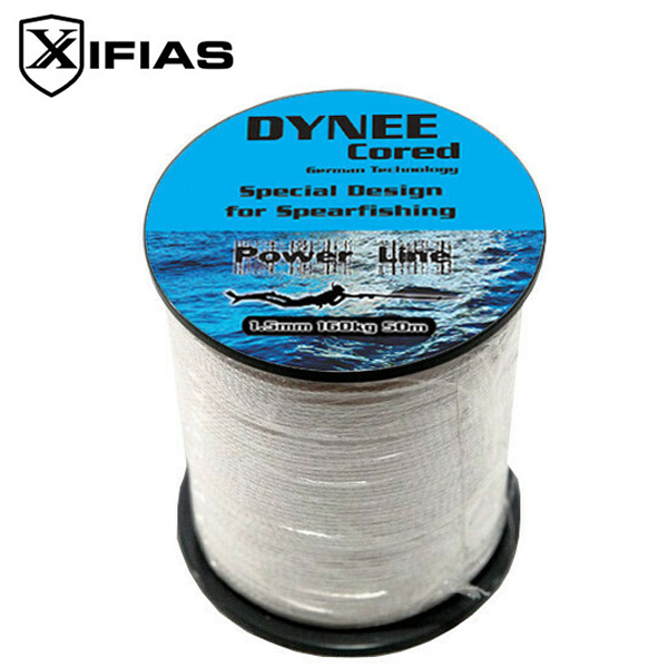 Xifias® Ενισχυμένο Κορδόνι Ψαροντούφεκου για Κατάδυση Dyneema 1.5mm 50m με Αντοχή έως 160kg