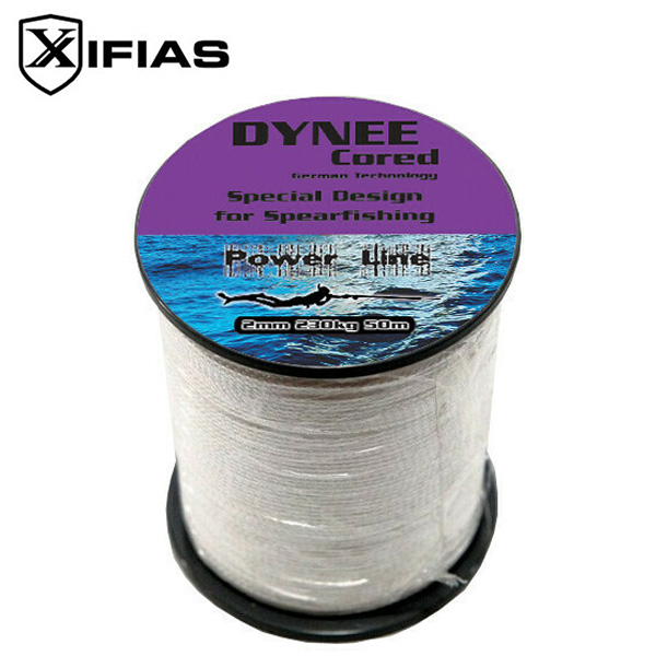 Xifias® Ενισχυμένο Κορδόνι Ψαροντούφεκου για Κατάδυση 8 Κλώνων Dyneema Extra Strong 2mm 50m με Αντοχή έως 230kg