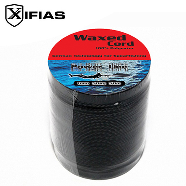 Xifias® Κερωμένο Κορδόνι Ψαροντούφεκου για Κατάδυση & Δέσιμο Dacron 1mm 50m με Αντοχή έως 50kg