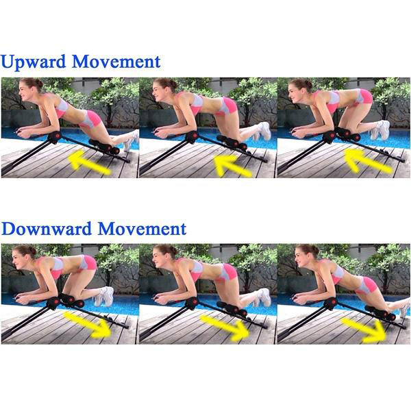 Full Body Έξυπνο Αναδιπλούμενο Πολυόργανο Γυμναστικής με LCD Οθόνη & 4 Επίπεδα Δυσκολίας για Κοιλιακούς, Χέρια & Πόδια