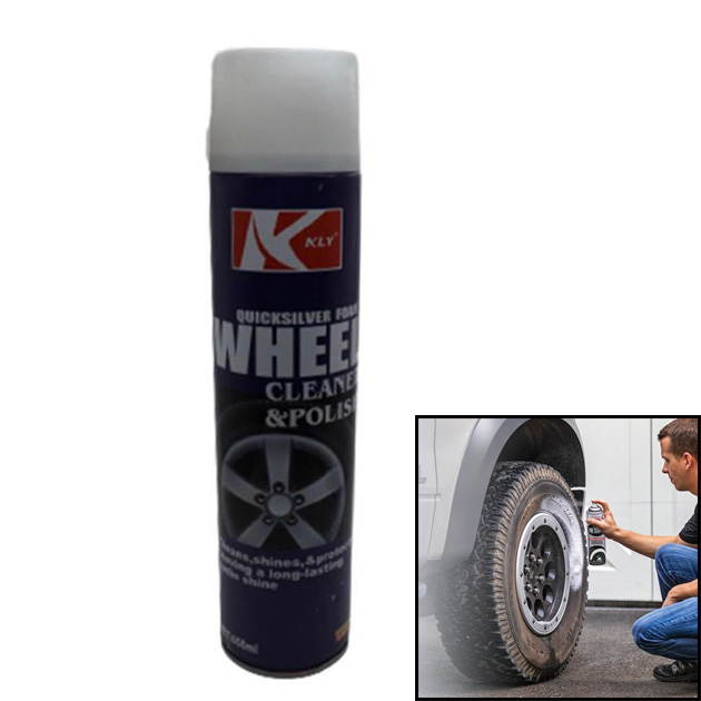 Καθαριστικός Αφρός Ελαστικών 650ml KLY - Quicksilver Foam Shine & Cleaner