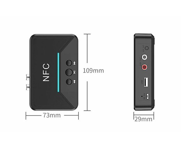 Ασύρματος Δέκτης Bluetooth Audio Receiver με NFC & USB της Andowl
