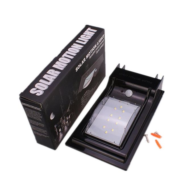 Αυτόνομο Mini Ηλιακό Φωτιστικό 10 super LED Εξωτερικού Χώρου με ανιχνευτή κίνησης