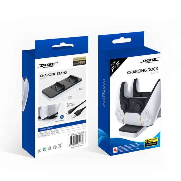 Διπλή Βάση Φόρτισης Χειριστηρίων για PlayStation 5 Charging Dock της DOBE Διπλή Βάση Φόρτισης Χειριστηρίων για PlayStation 5 Charging Dock της DOBE